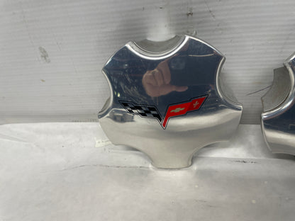 2005 Chevy C6 Corvette Factory OEM Wheels w/ Center Caps 19X8.5 19X10 - Day's Parts Yard