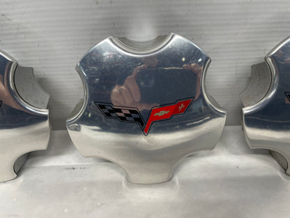 2005 Chevy C6 Corvette Factory OEM Wheels w/ Center Caps 19X8.5 19X10 - Day's Parts Yard