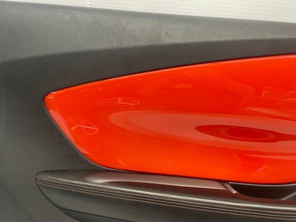 2010 Chevy Camaro SS LH Driver Orange Interior Door Panel Trim Molding OEM - Day's Parts Yard