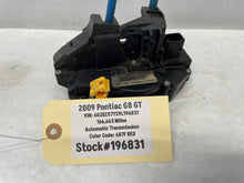 2009 Pontiac G8 GT LH Driver Rear Door Lock Actuator OEM - Day's Parts Yard