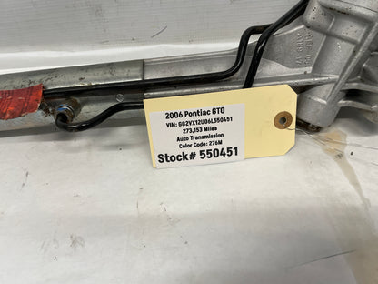 2006 Pontiac GTO Power Steering Rack and Pinion Gear OEM - Day's Parts Yard