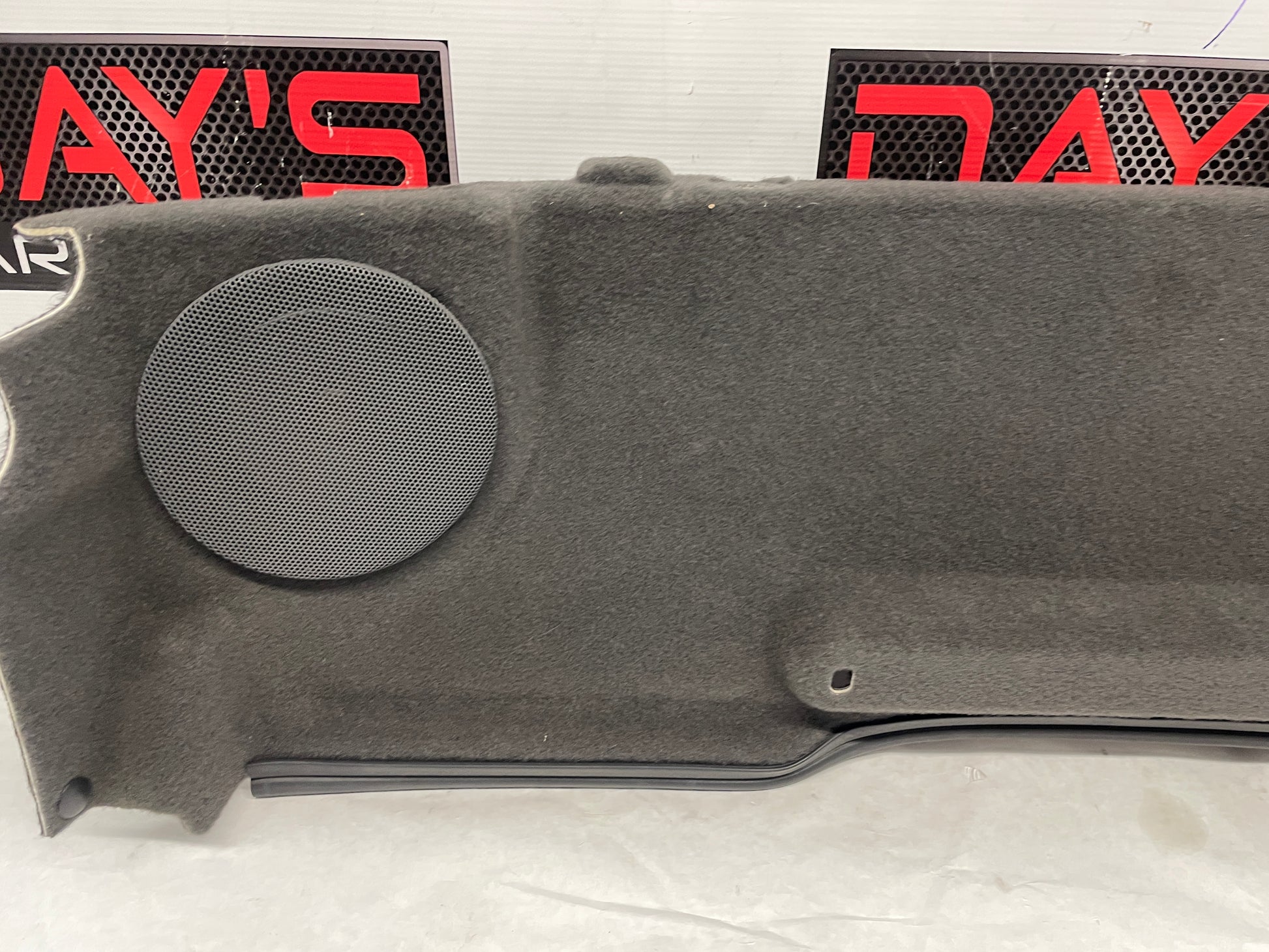 2005 Chevy C6 Corvette Convertible Rear Partition Compartment Closeout Panel OEM - Day's Parts Yard