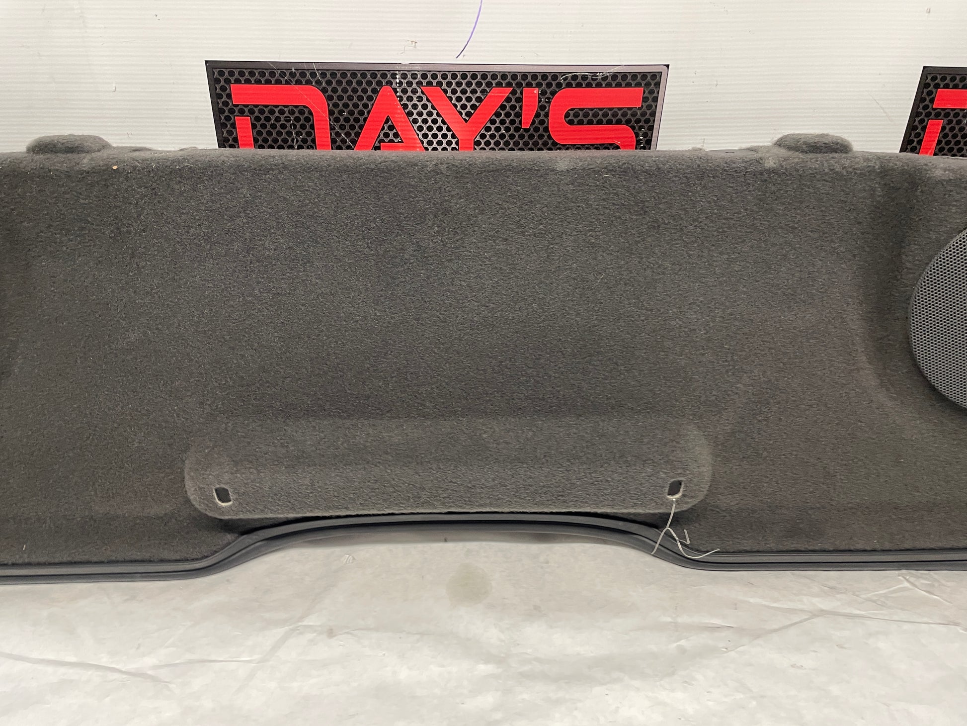 2005 Chevy C6 Corvette Convertible Rear Partition Compartment Closeout Panel OEM - Day's Parts Yard