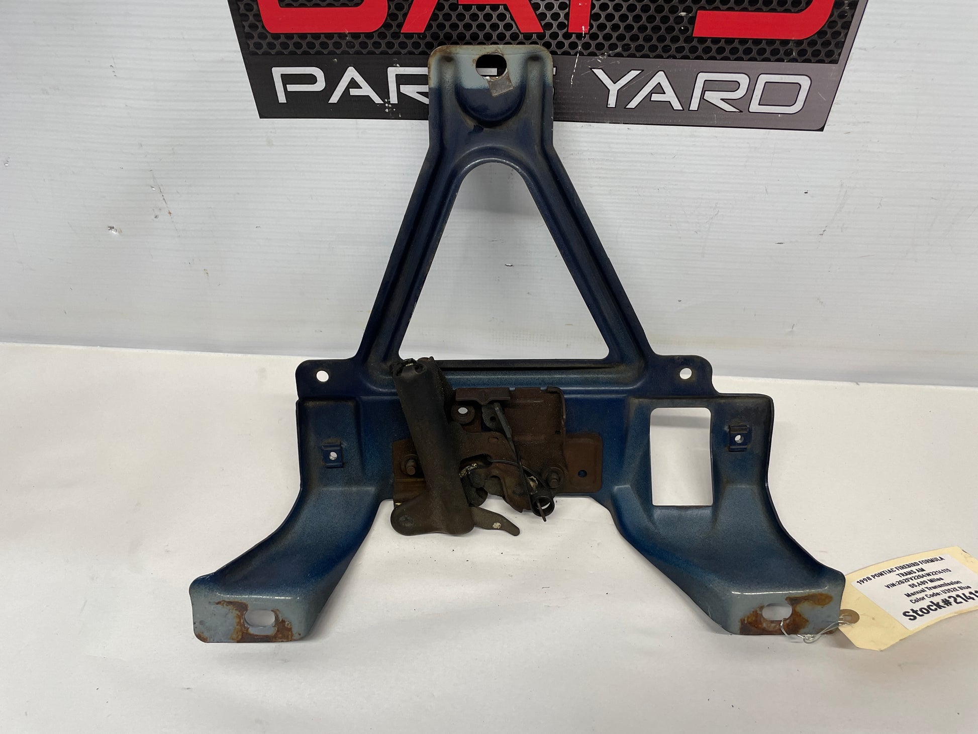 1998 Pontiac Firebird Formula Trans Am Hood Latch Bracket OEM - Day's Parts Yard