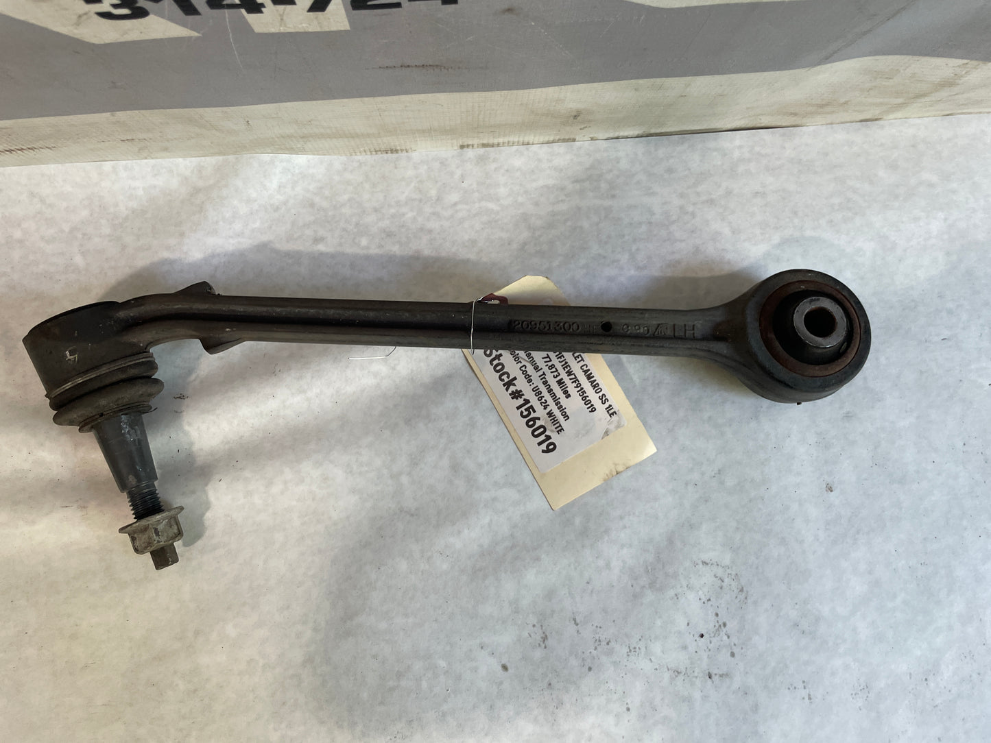 2015 Chevy Camaro SS Front LH Driver Lower Rearward Control Arm OEM - Day's Parts Yard