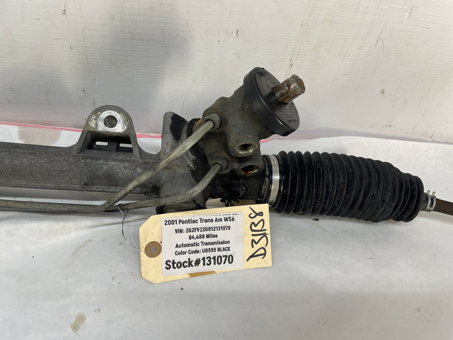 2001 Pontiac Trans AM WS6 Steering Rack and Pinion Gear OEM - Day's Parts Yard