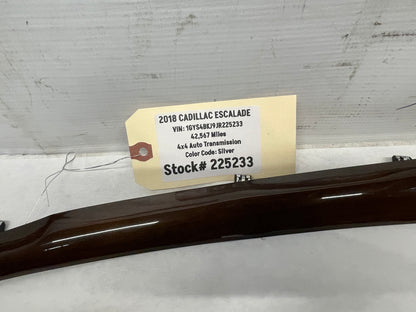 2018 Cadillac Escalade Dash Wood Grain Trim Panels Set OEM