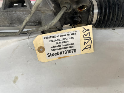 2001 Pontiac Trans AM WS6 Steering Rack and Pinion Gear OEM - Day's Parts Yard