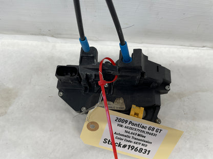 2009 Pontiac G8 GT RH Passenger Front Door Lock Actuator OEM - Day's Parts Yard