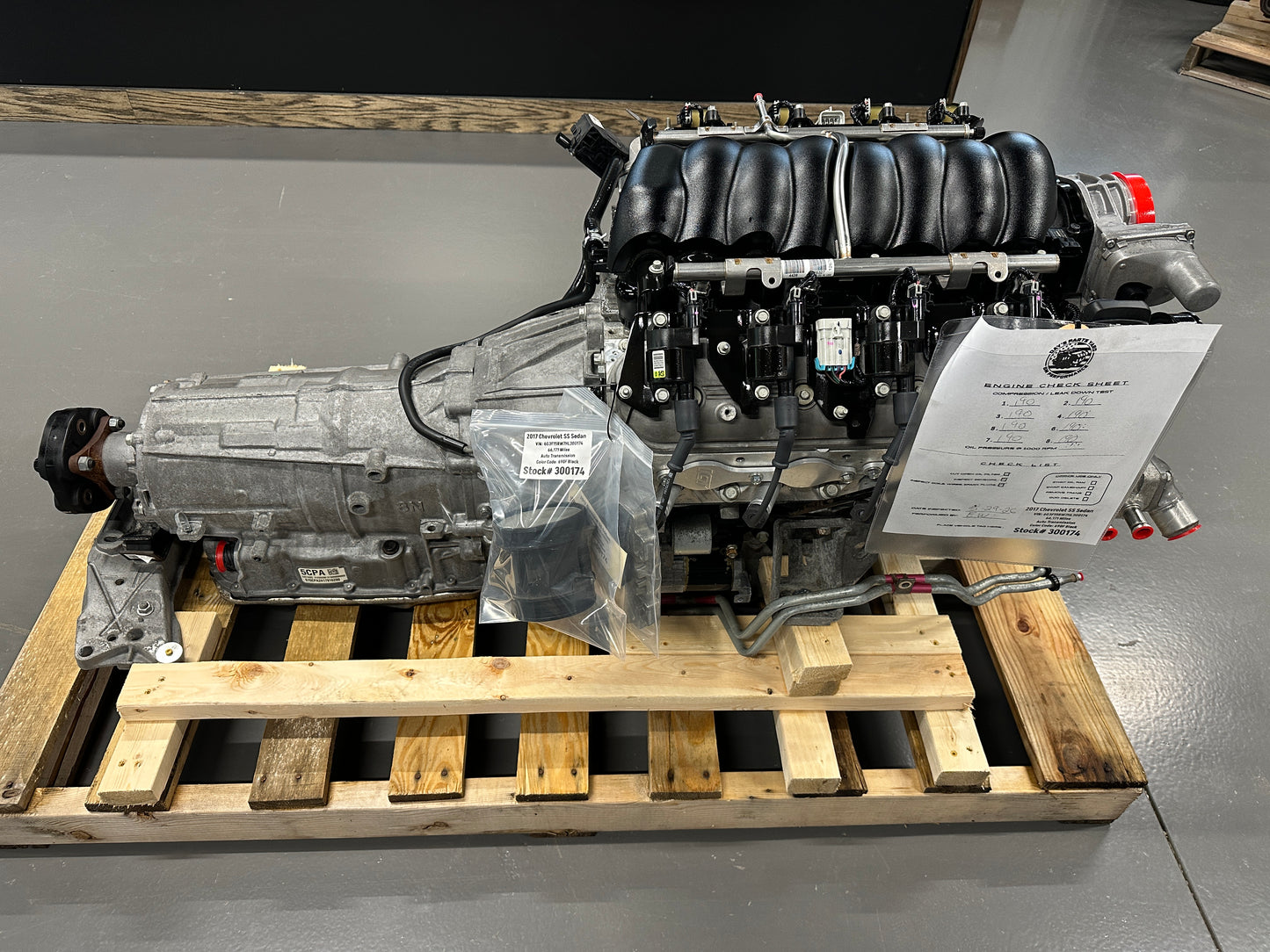 6.2L LS3 Engine 6L80 Automatic Transmission Drivetrain Pullout 415HP 66K
