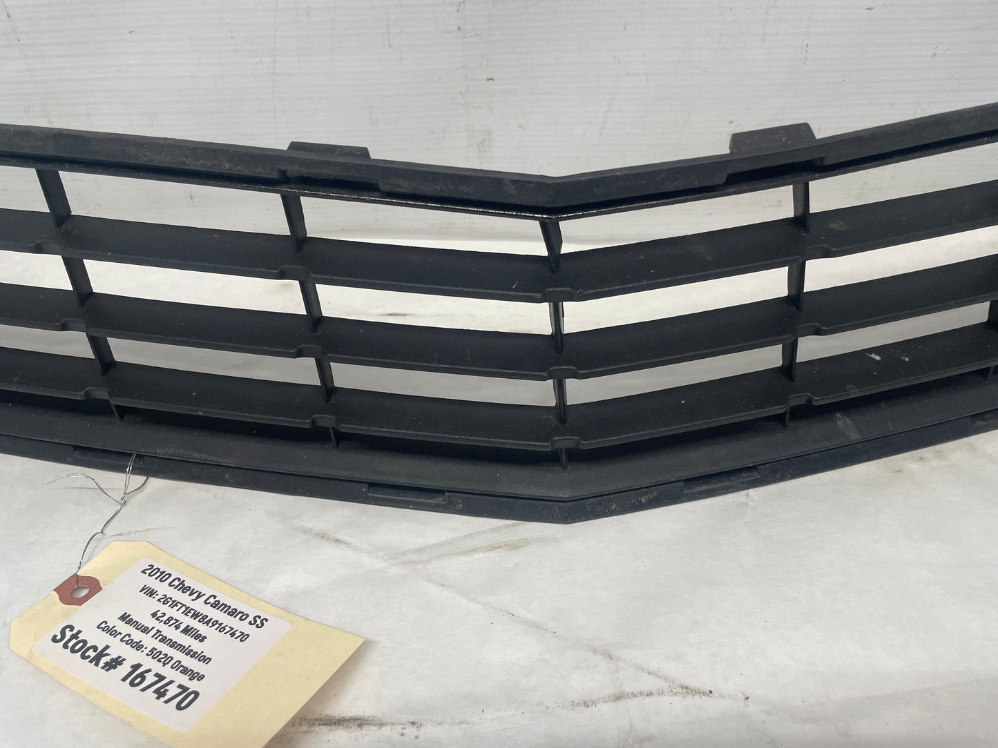 2010 Chevy Camaro SS Front Bumper Lower Grille OEM - Day's Parts Yard
