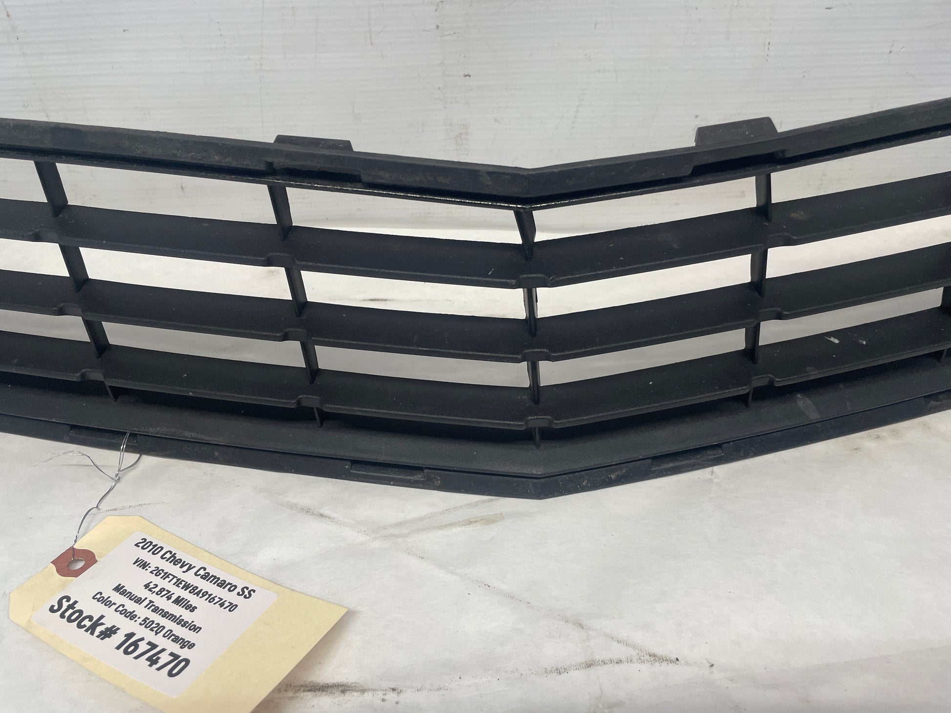 2010 Chevy Camaro SS Front Bumper Lower Grille OEM - Day's Parts Yard