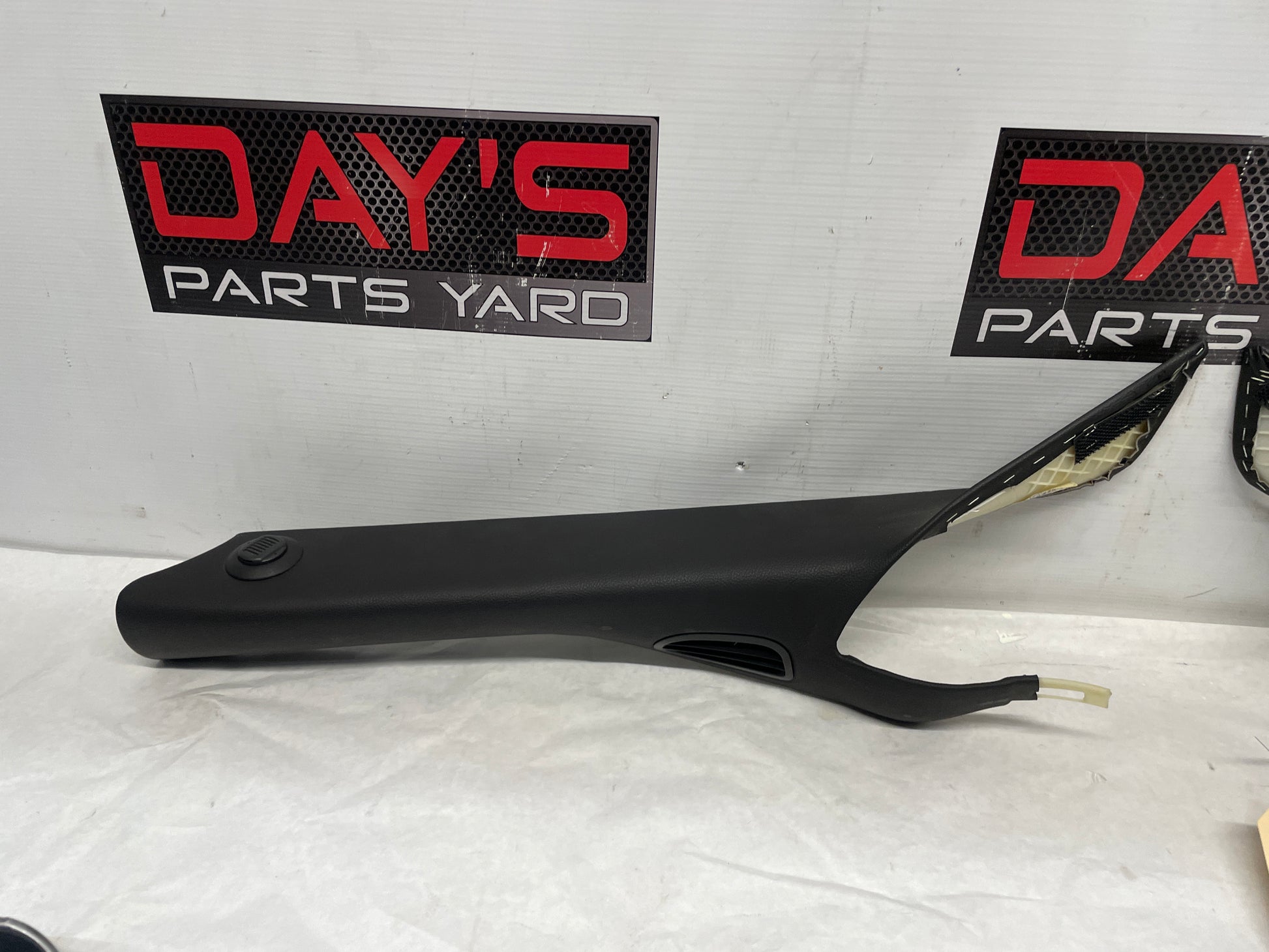 2005 Chevy C6 Corvette RH & LH Interior A Pillar Trim Panels Black OEM - Day's Parts Yard