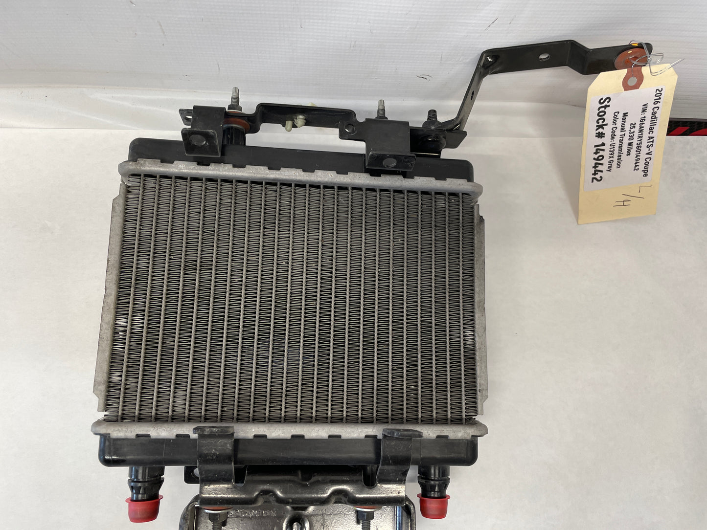 2016 Cadillac ATS-V Coupe LH Driver Radiator Auxiliary Aux Charge Air Cooler OEM