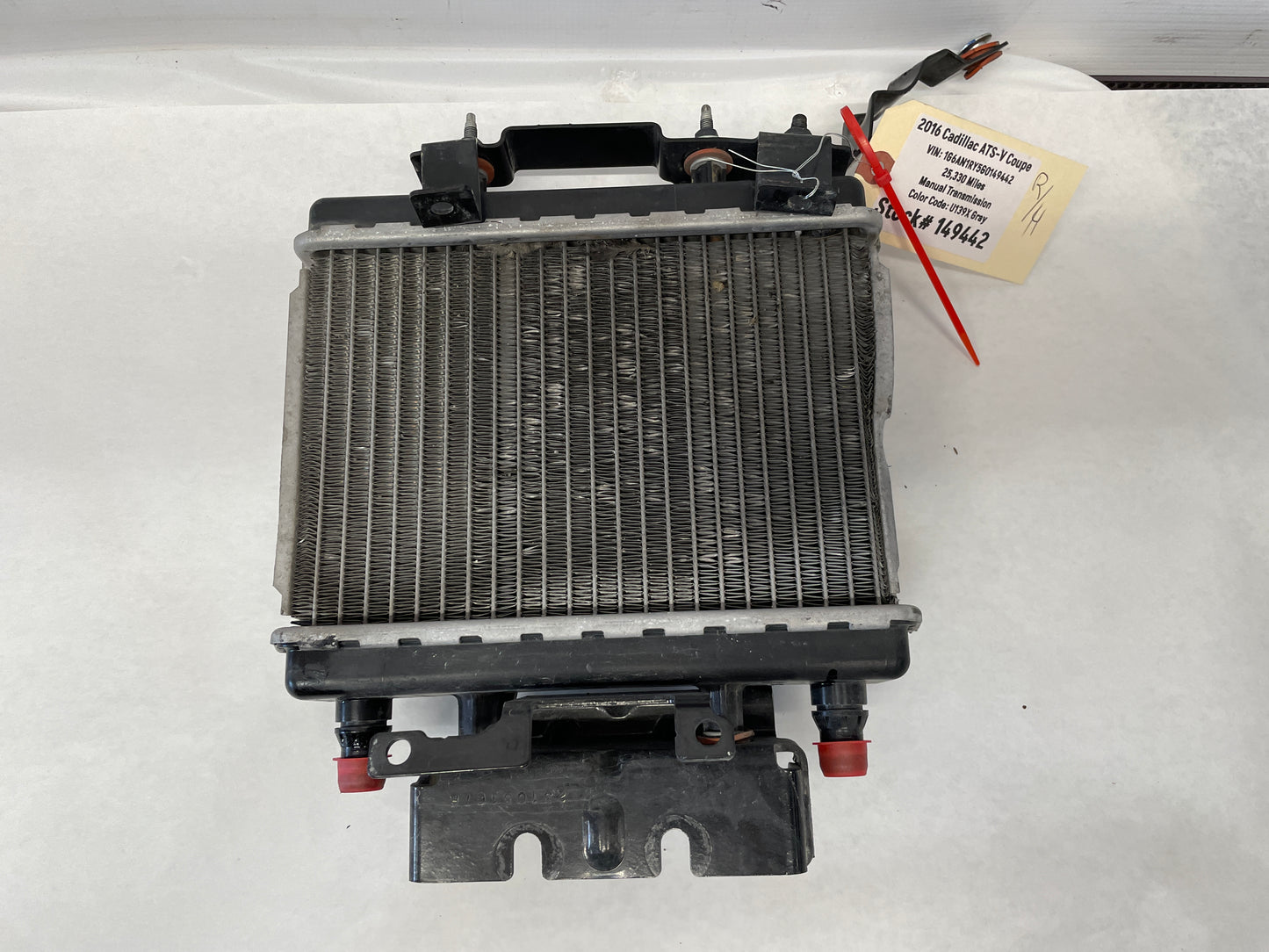 2016 Cadillac ATS-V Coupe RH Passenger Auxiliary Radiator Charge Air Cooler OEM