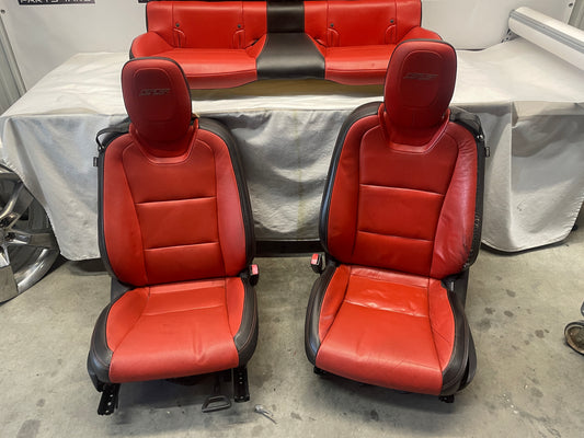 2010 Chevy Camaro SS Orange Seats Fronts and Rears OEM - Day's Parts Yard