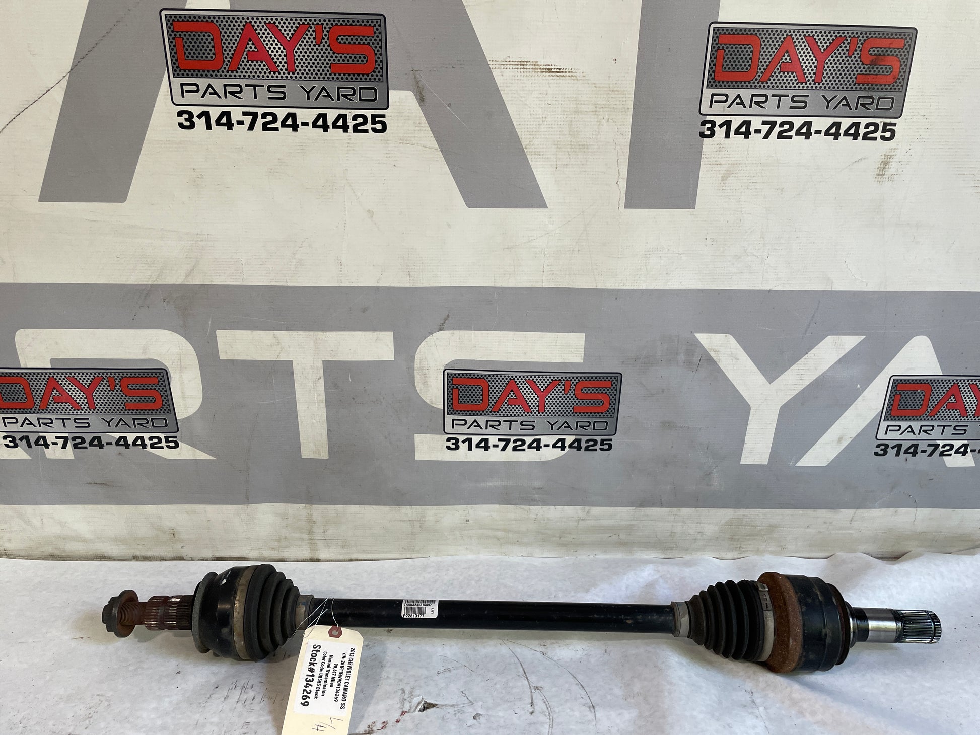2013 Chevy Camaro SS LH Driver CV Axle Half Shaft OEM - Day's Parts Yard
