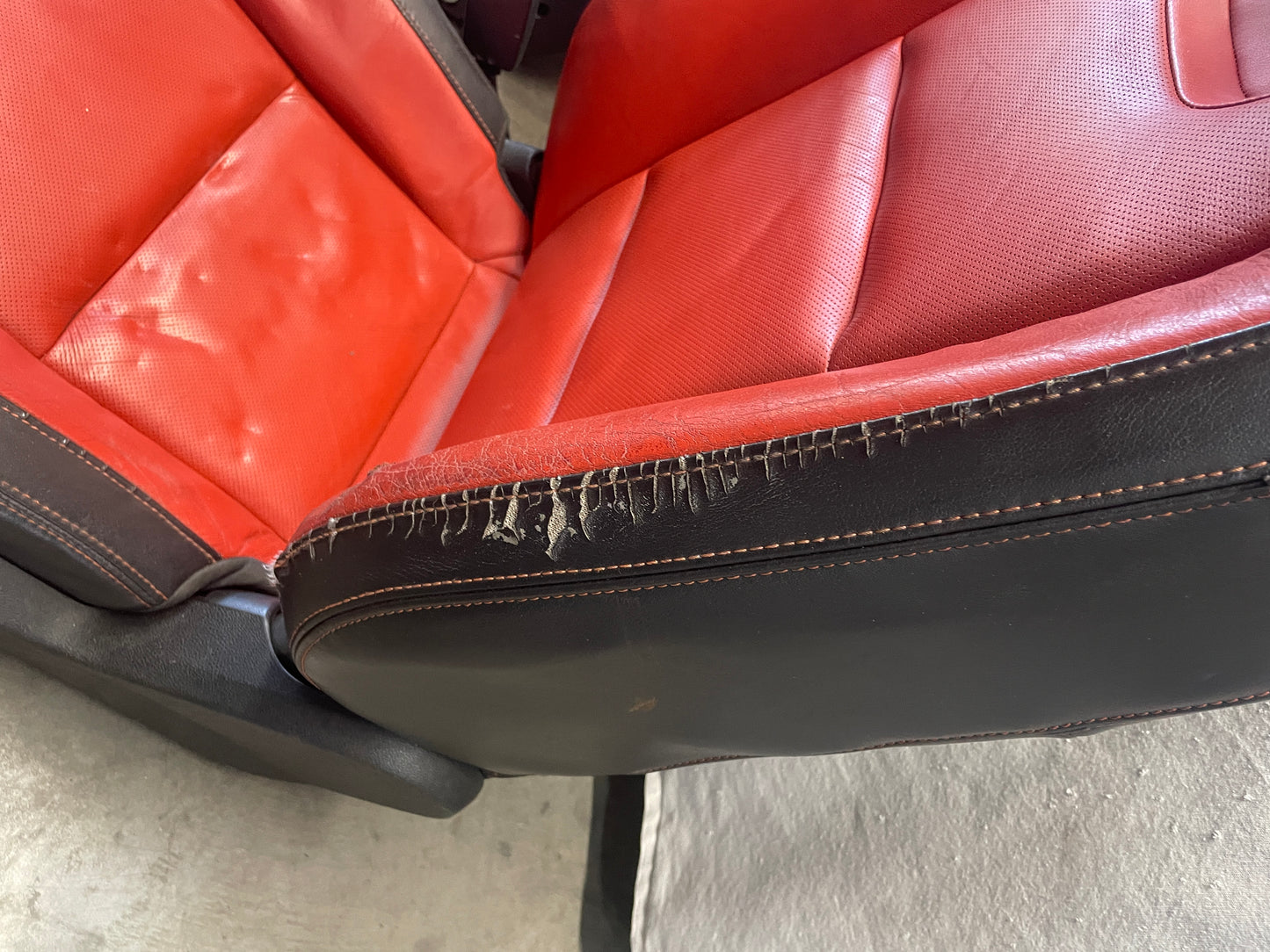 2010 Chevy Camaro SS Orange Seats Fronts and Rears OEM - Day's Parts Yard