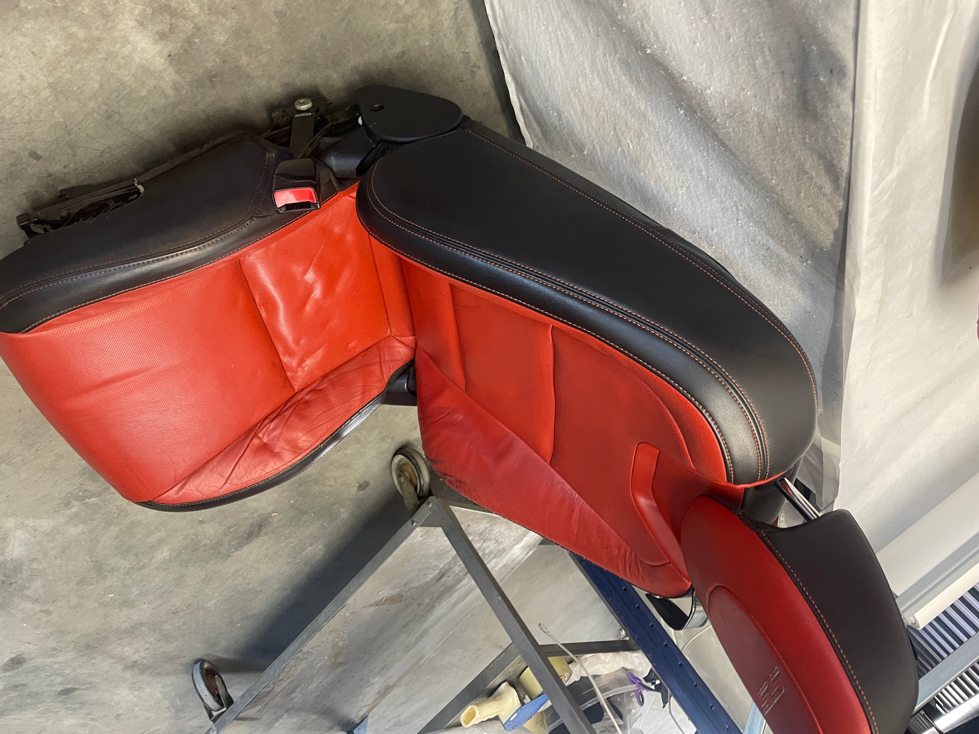 2010 Chevy Camaro SS Orange Seats Fronts and Rears OEM - Day's Parts Yard
