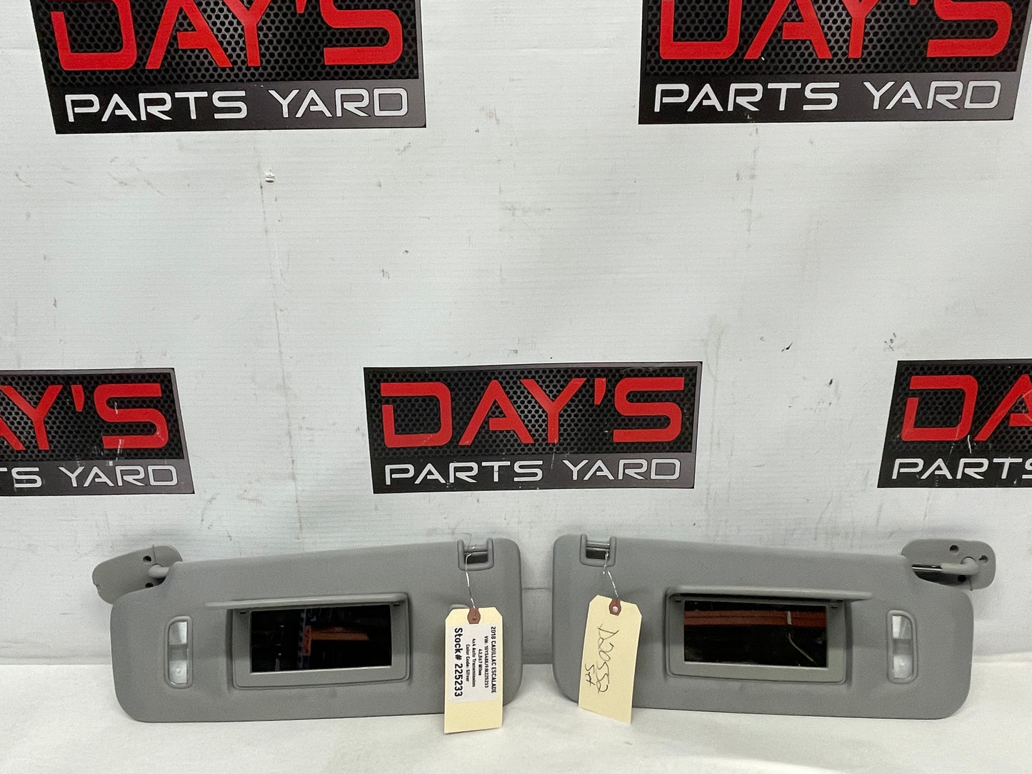 2018 Cadillac Escalade RH & LH Sunvisor Sun Visor OEM