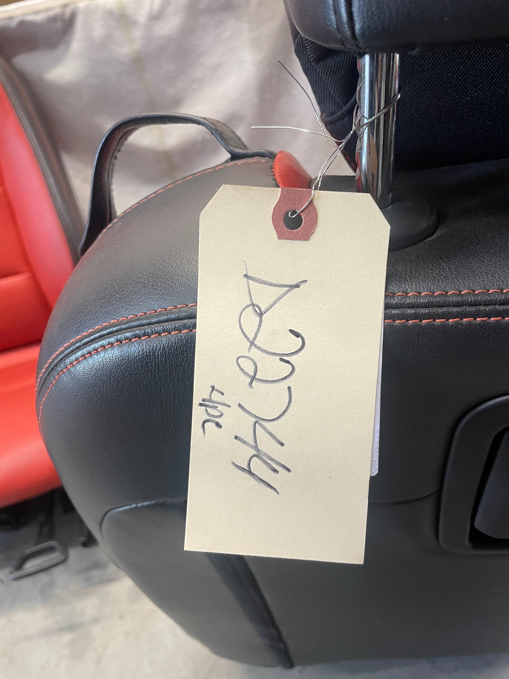 2010 Chevy Camaro SS Orange Seats Fronts and Rears OEM - Day's Parts Yard