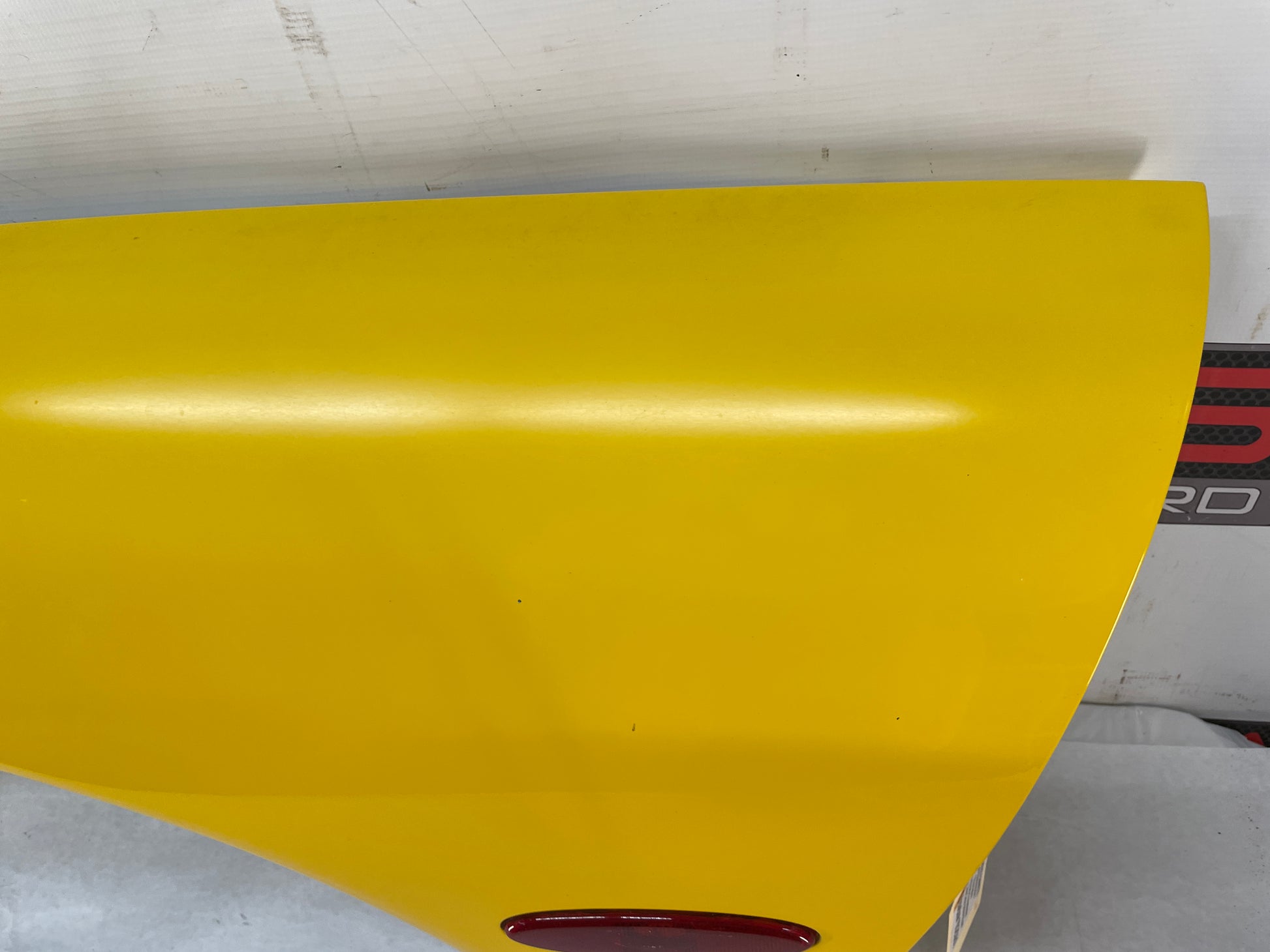 2004 Chevy C5 Corvette LH Driver Rear Quarter Fender Panel Yellow OEM - Day's Parts Yard