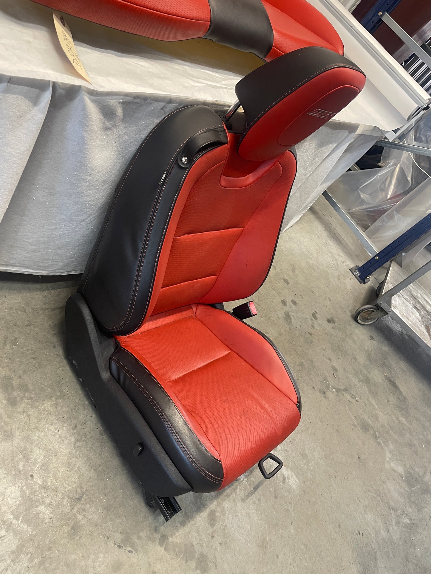 2010 Chevy Camaro SS Orange Seats Fronts and Rears OEM - Day's Parts Yard