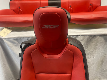 2010 Chevy Camaro SS Orange Seats Fronts and Rears OEM - Day's Parts Yard