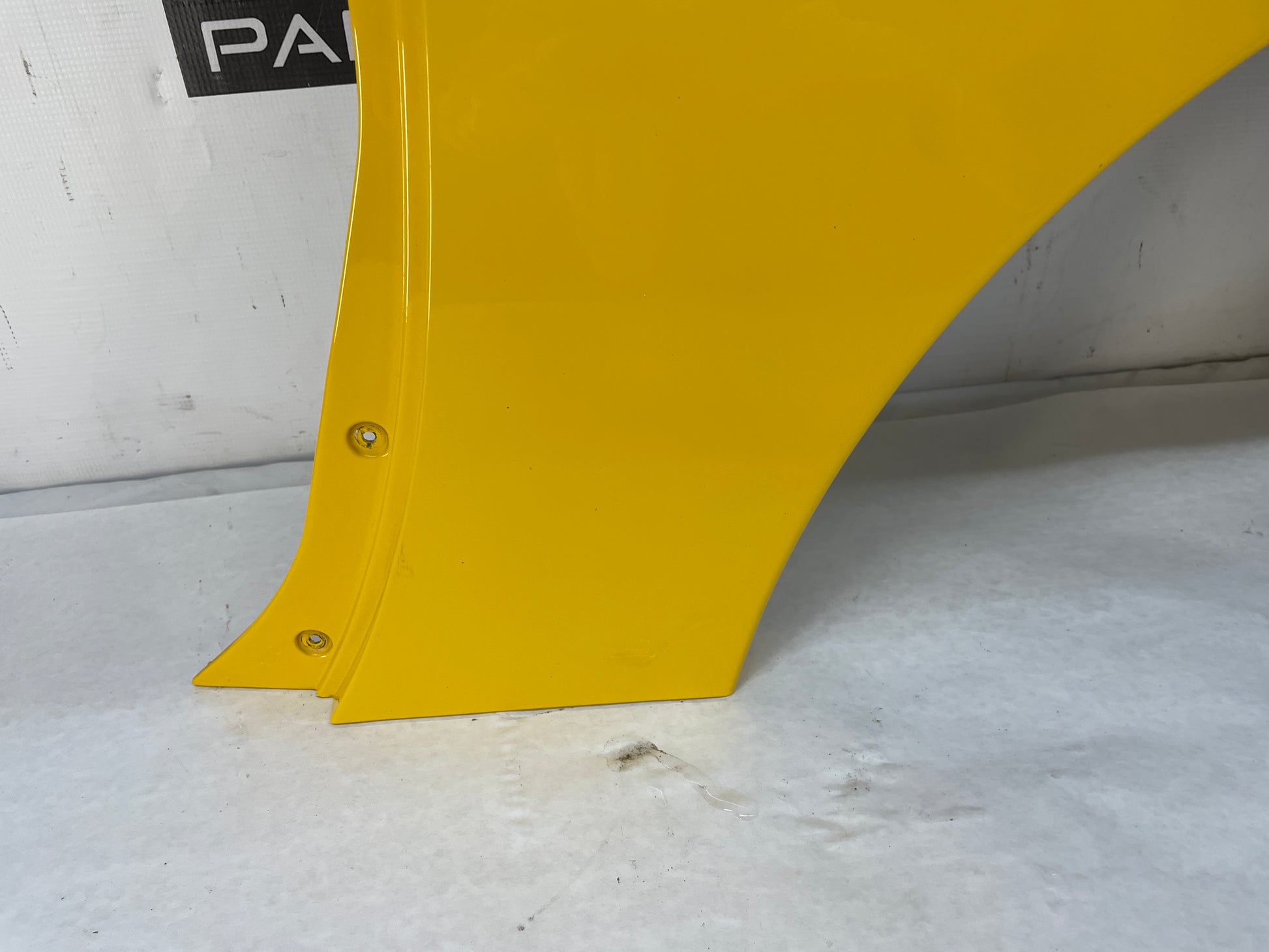2004 Chevy C5 Corvette LH Driver Rear Quarter Fender Panel Yellow OEM - Day's Parts Yard
