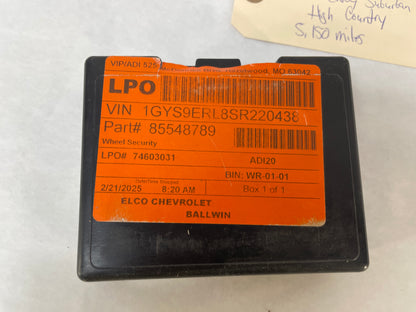 2025 Chevy Suburban Factory Wheel Lug Nut Lock Set OEM - Day's Parts Yard