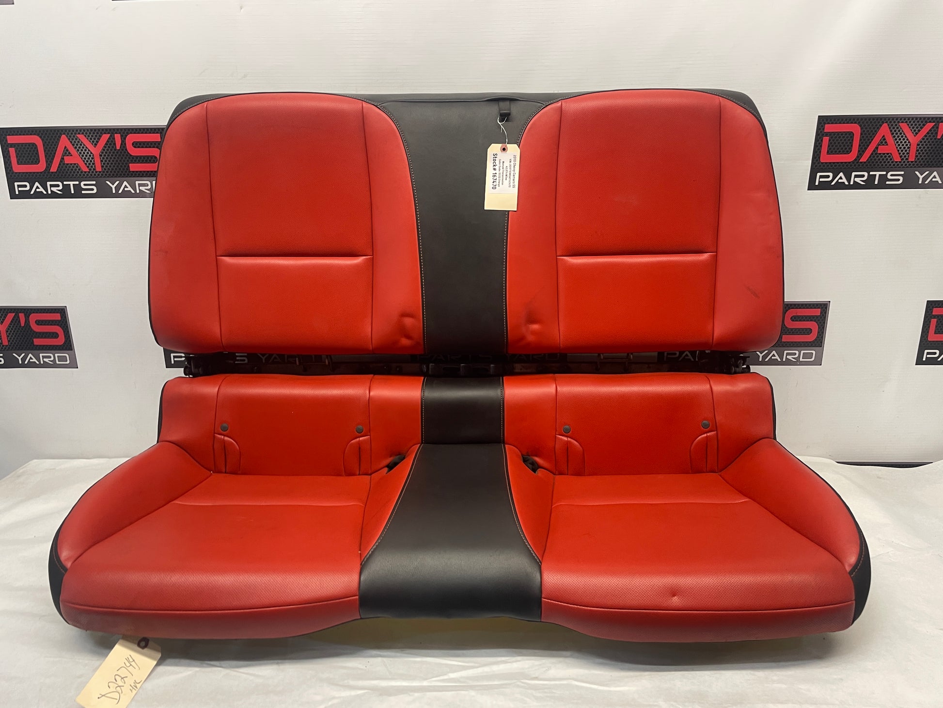 2010 Chevy Camaro SS Orange Seats Fronts and Rears OEM - Day's Parts Yard