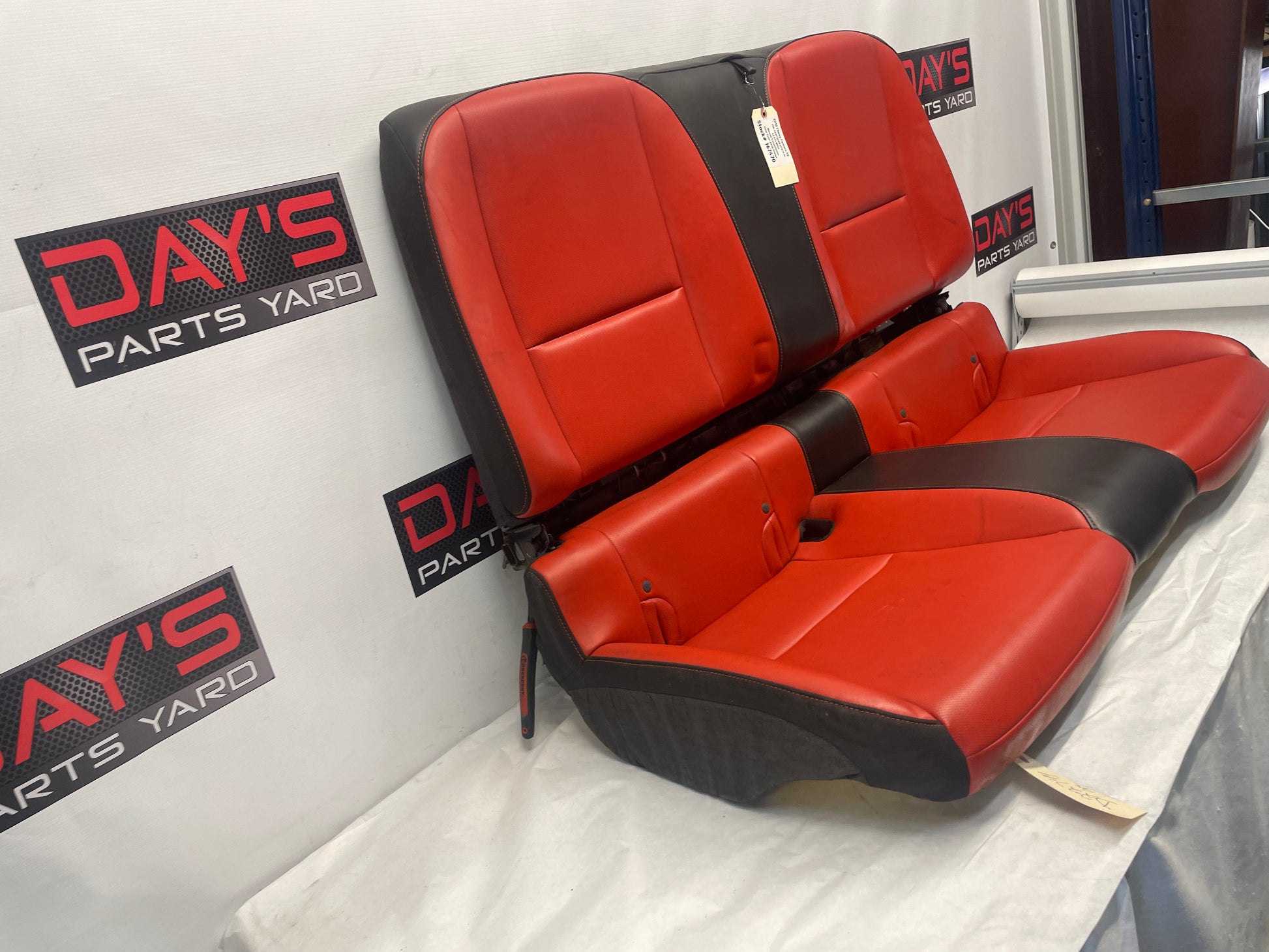 2010 Chevy Camaro SS Orange Seats Fronts and Rears OEM - Day's Parts Yard