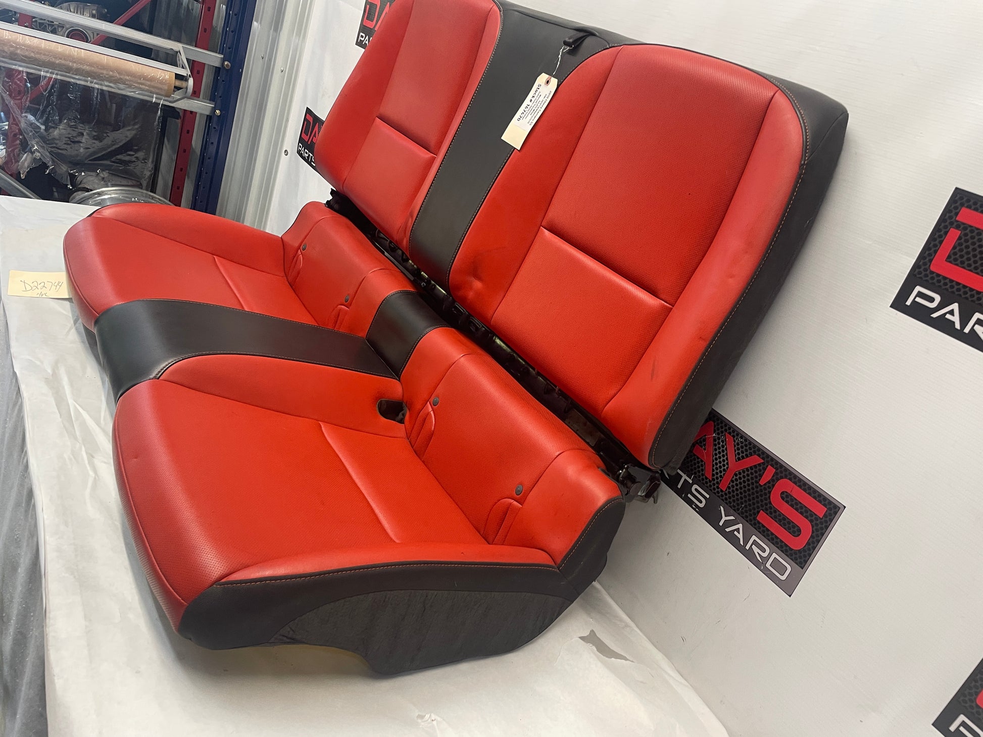 2010 Chevy Camaro SS Orange Seats Fronts and Rears OEM - Day's Parts Yard