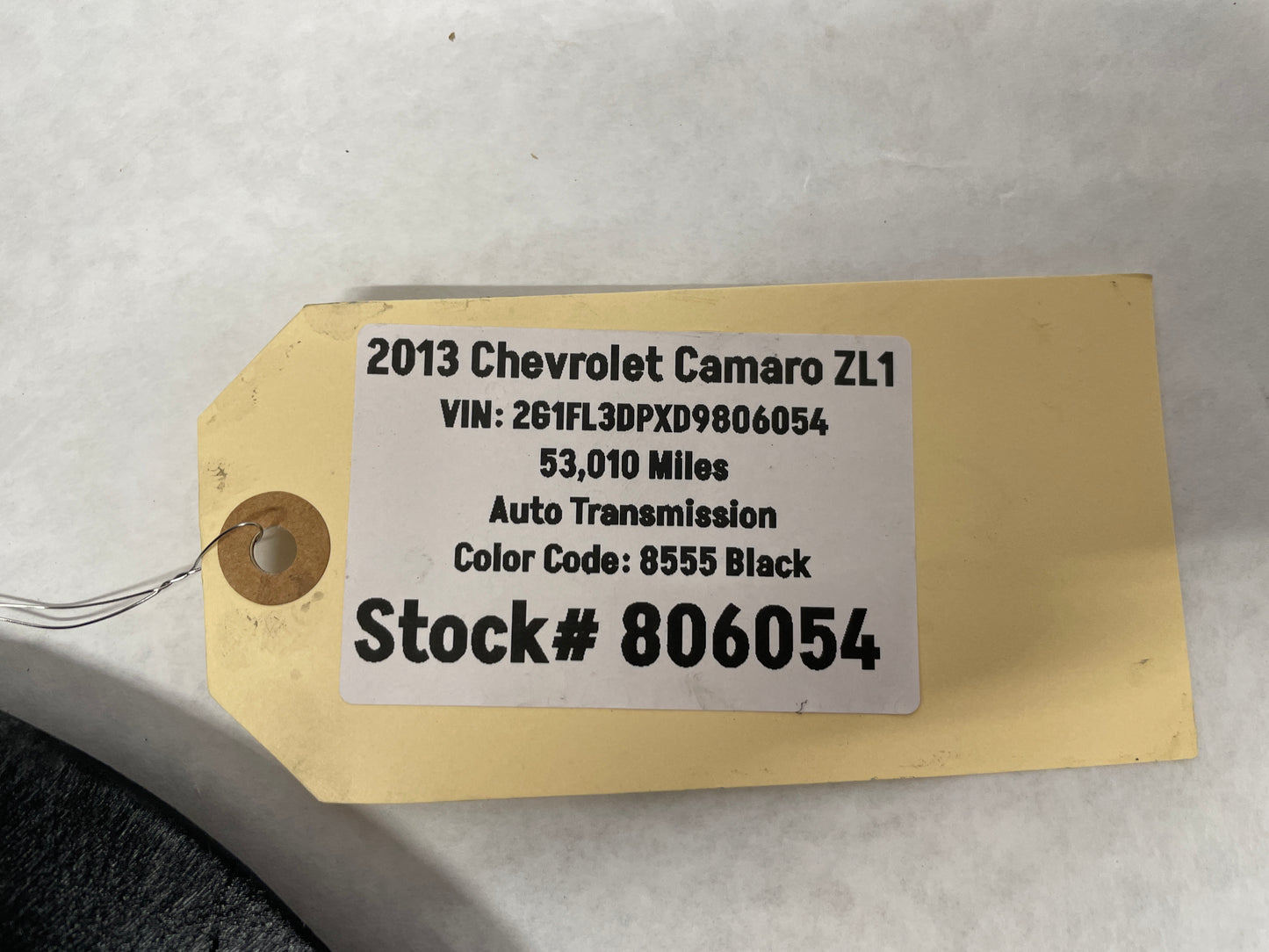 2013 Chevy Camaro ZL1 LH Driver Front Fender Wheel Liner OEM - Day's Parts Yard