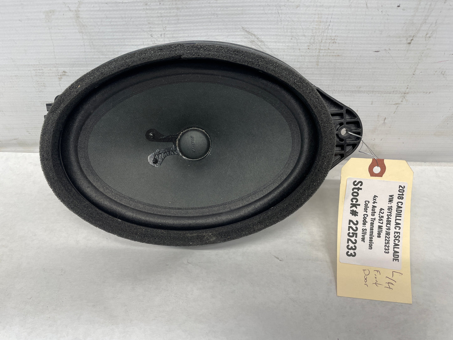 2018 Cadillac Escalade RH & LH Bose Speaker OEM