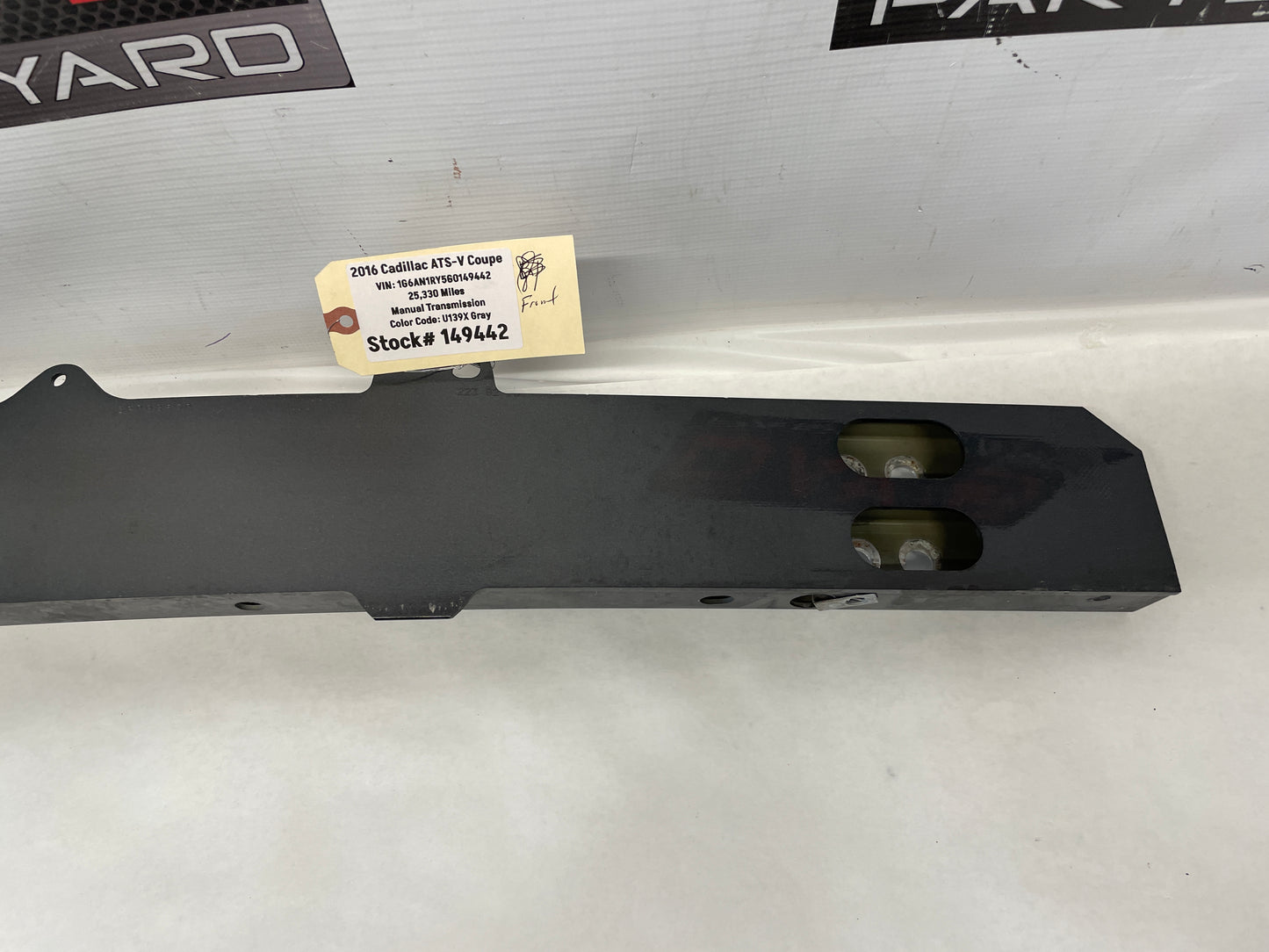 2016 Cadillac ATS-V Coupe Front Bumper Impact Reinforcement Bar OEM