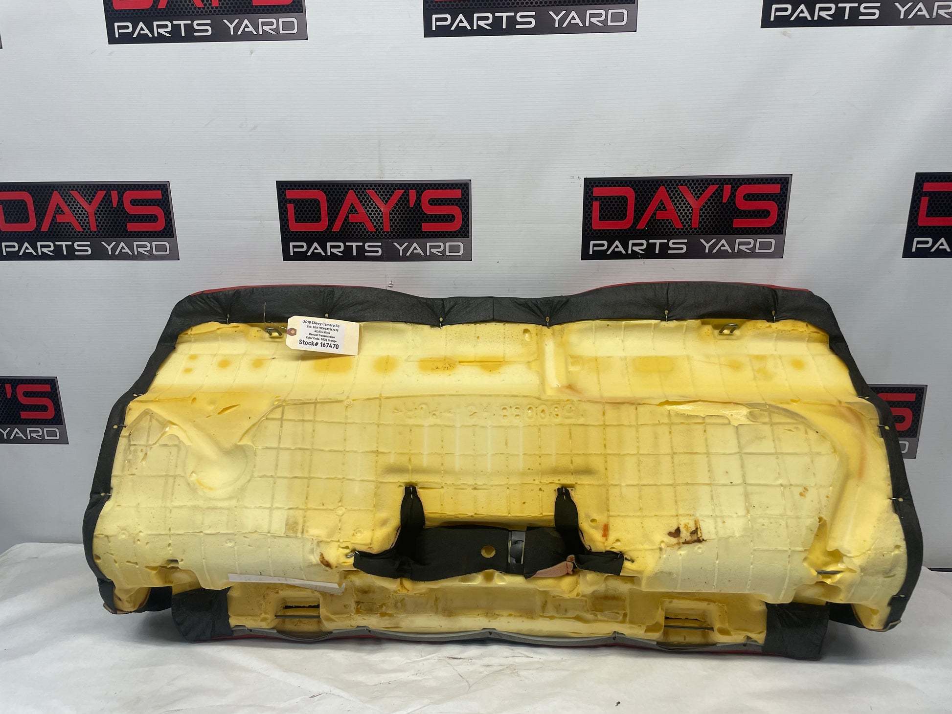 2010 Chevy Camaro SS Orange Seats Fronts and Rears OEM - Day's Parts Yard
