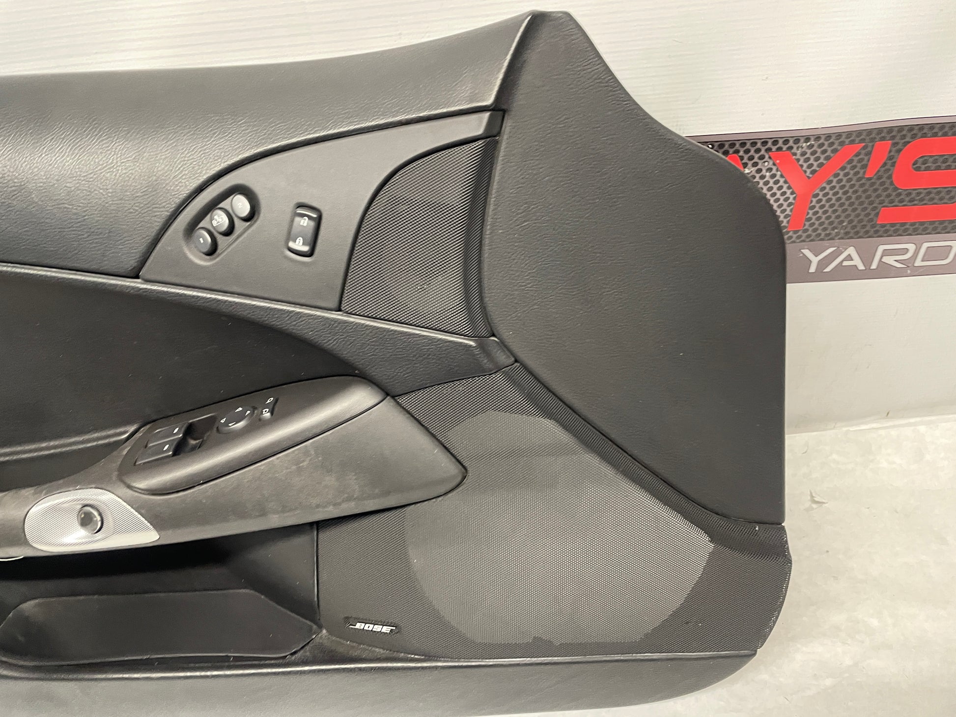 2005 Chevy C6 Corvette LH Driver Front Interior Door Panel Trim OEM - Day's Parts Yard