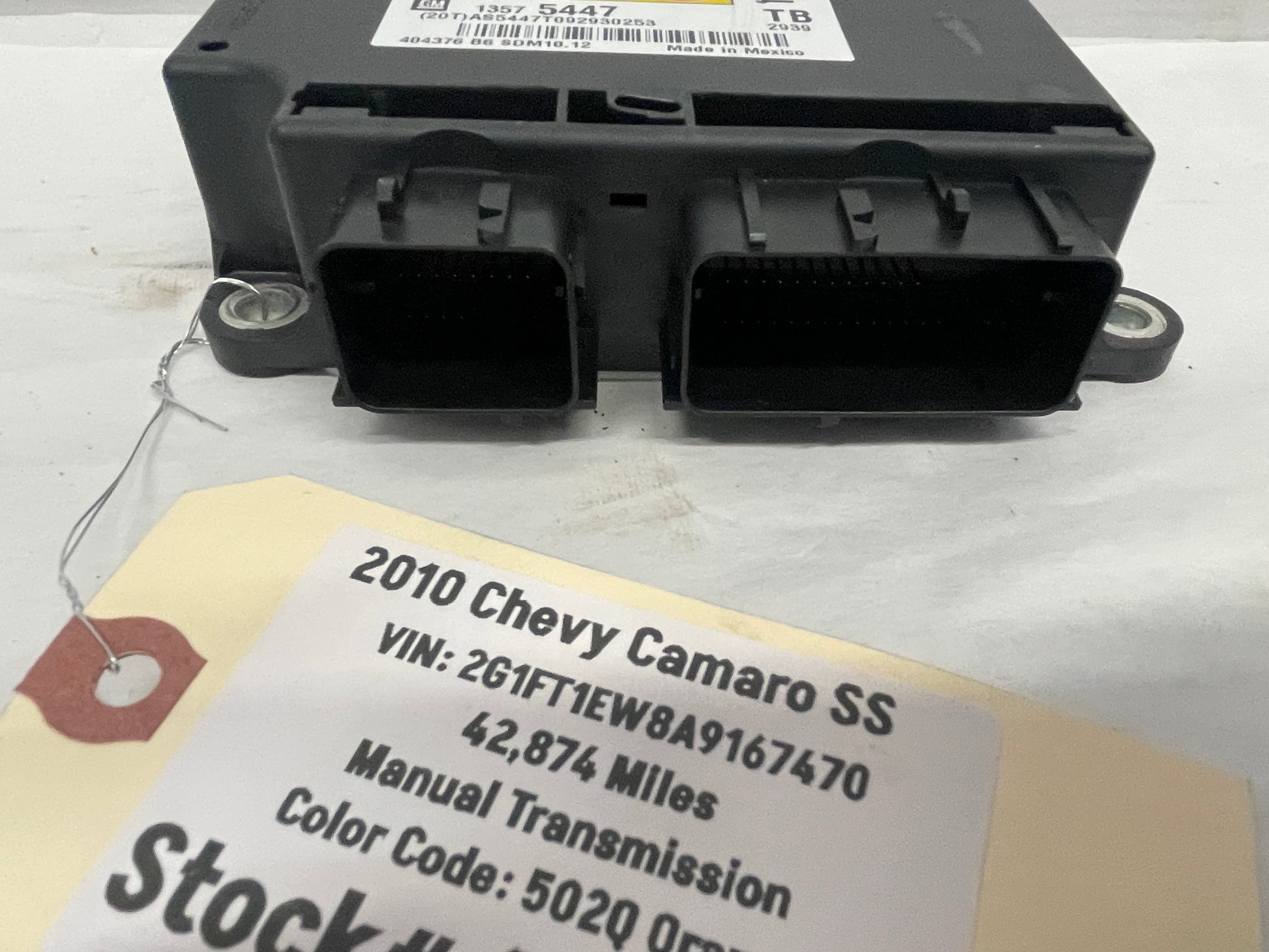2010 Chevy Camaro SS Airbag Air Bag Control Diagnostic Module OEM - Day's Parts Yard