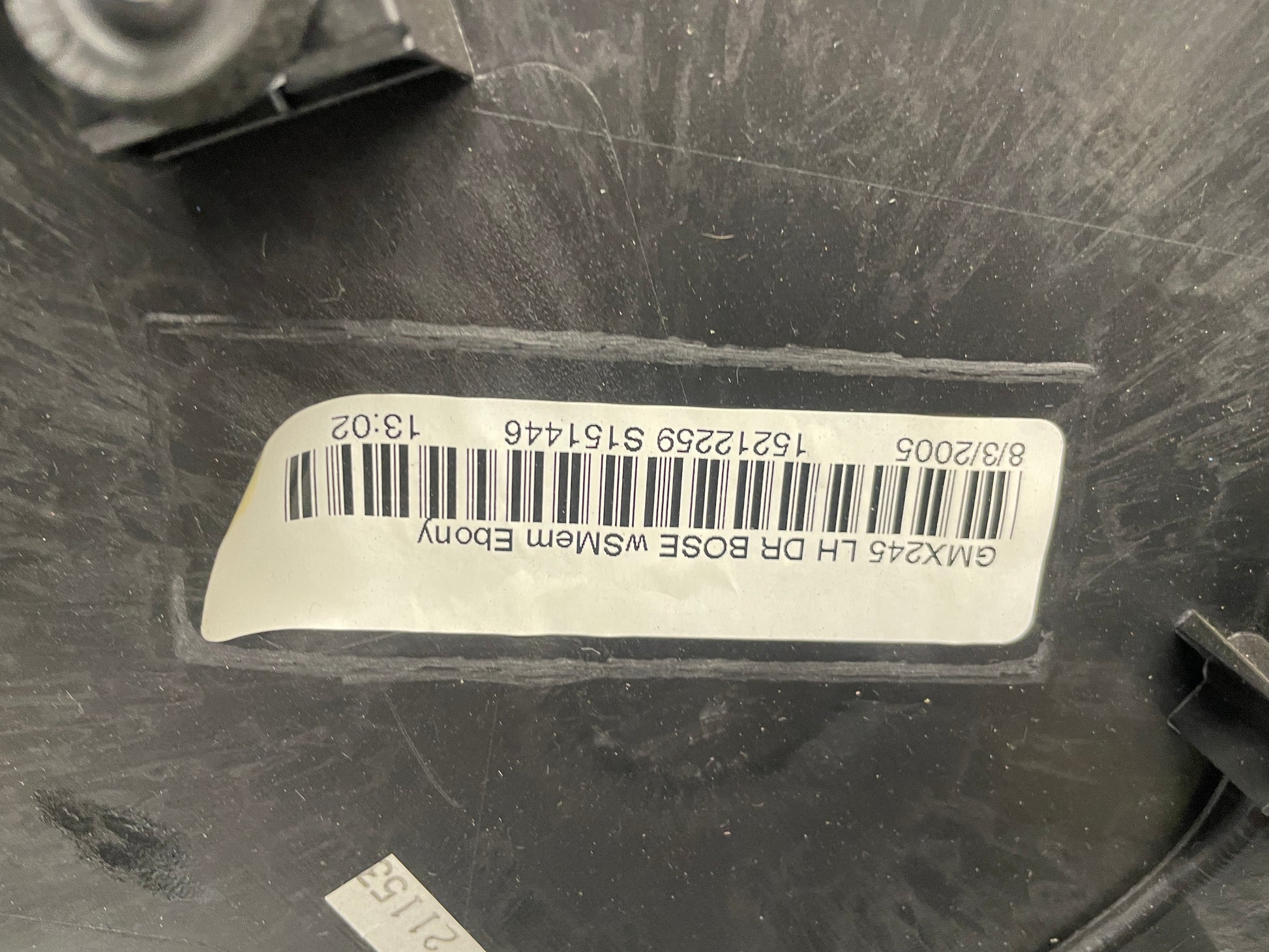 2005 Chevy C6 Corvette LH Driver Front Interior Door Panel Trim OEM - Day's Parts Yard