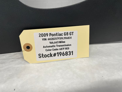 2009 Pontiac G8 GT LH Driver Lower Dash Knee Bolster Column Cover Trim Panel OEM - Day's Parts Yard