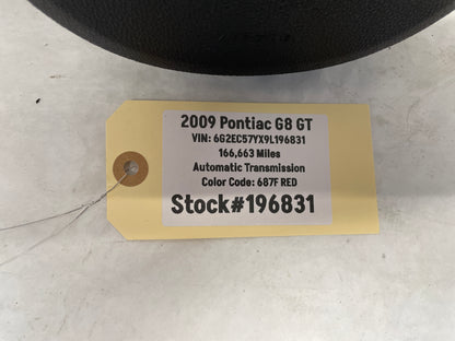 2009 Pontiac G8 GT Steering Wheel Airbag Air Bag OEM - Day's Parts Yard