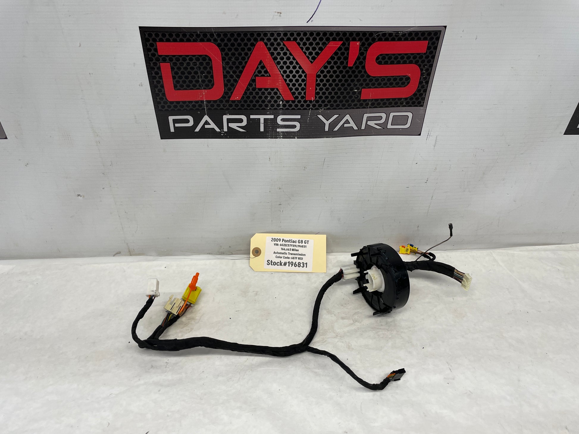 2009 Pontiac G8 GT Steering Wheel Clock Spring OEM - Day's Parts Yard