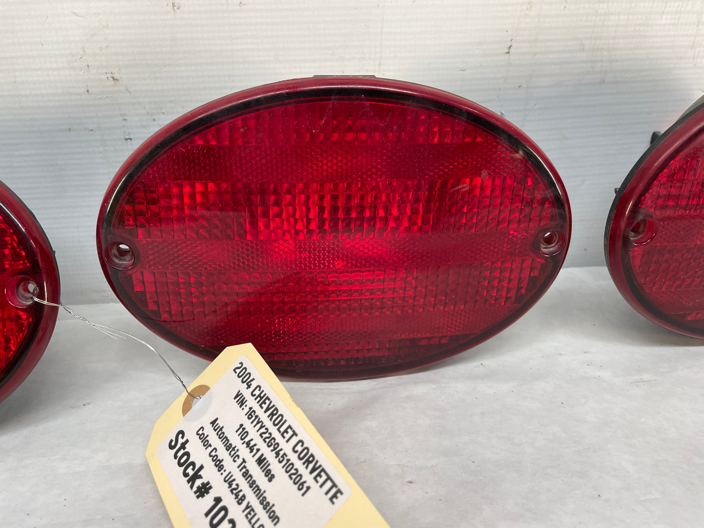2004 Chevy C5 Corvette RH & LH Inner & Outer Taillight Tail Light Lamp Set OEM - Day's Parts Yard
