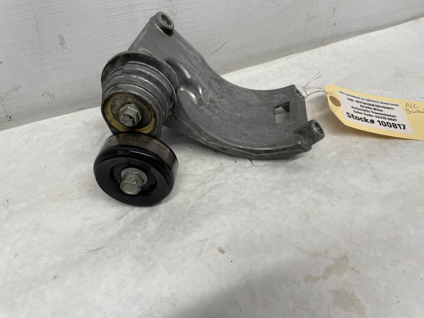 2011 Chevy C6 Corvette Grand Sport A/C Air Conditioner Compressor Bracket OEM - Day's Parts Yard