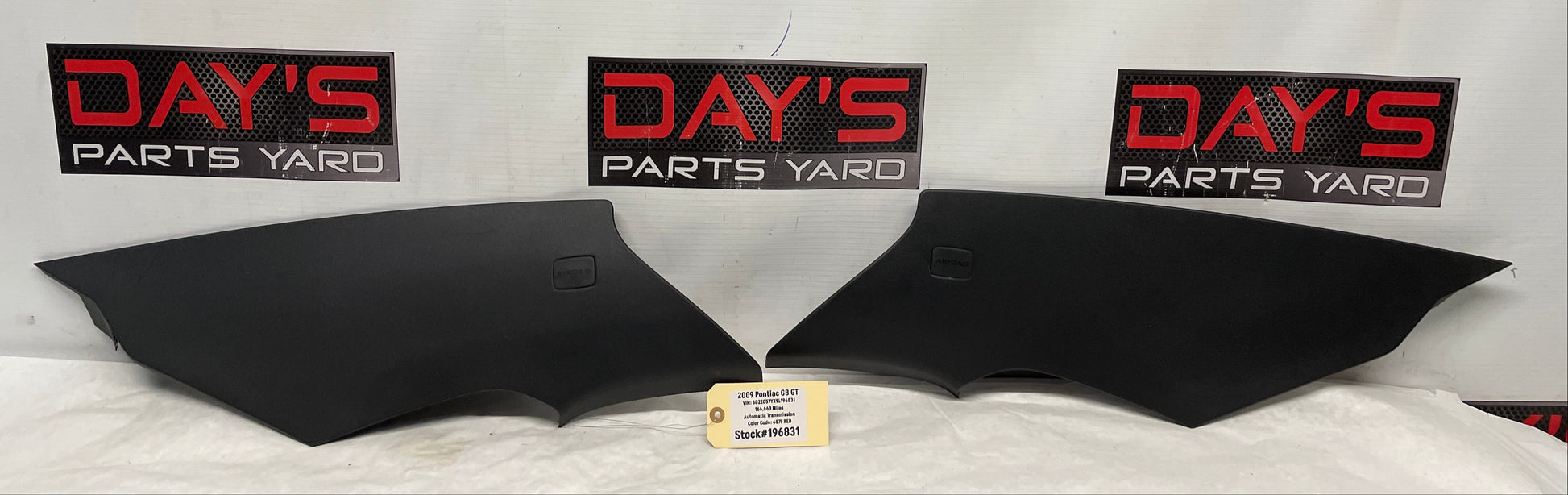 2009 Pontiac G8 GT RH & LH Rear C Pillar Cover Panel OEM - Day's Parts Yard