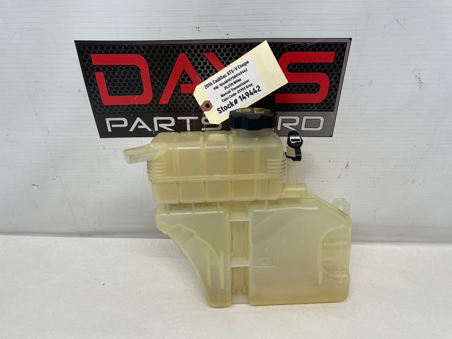 2016 Cadillac ATS-V Engine Coolant Radiator Surge Recovery Reservoir Tank OEM