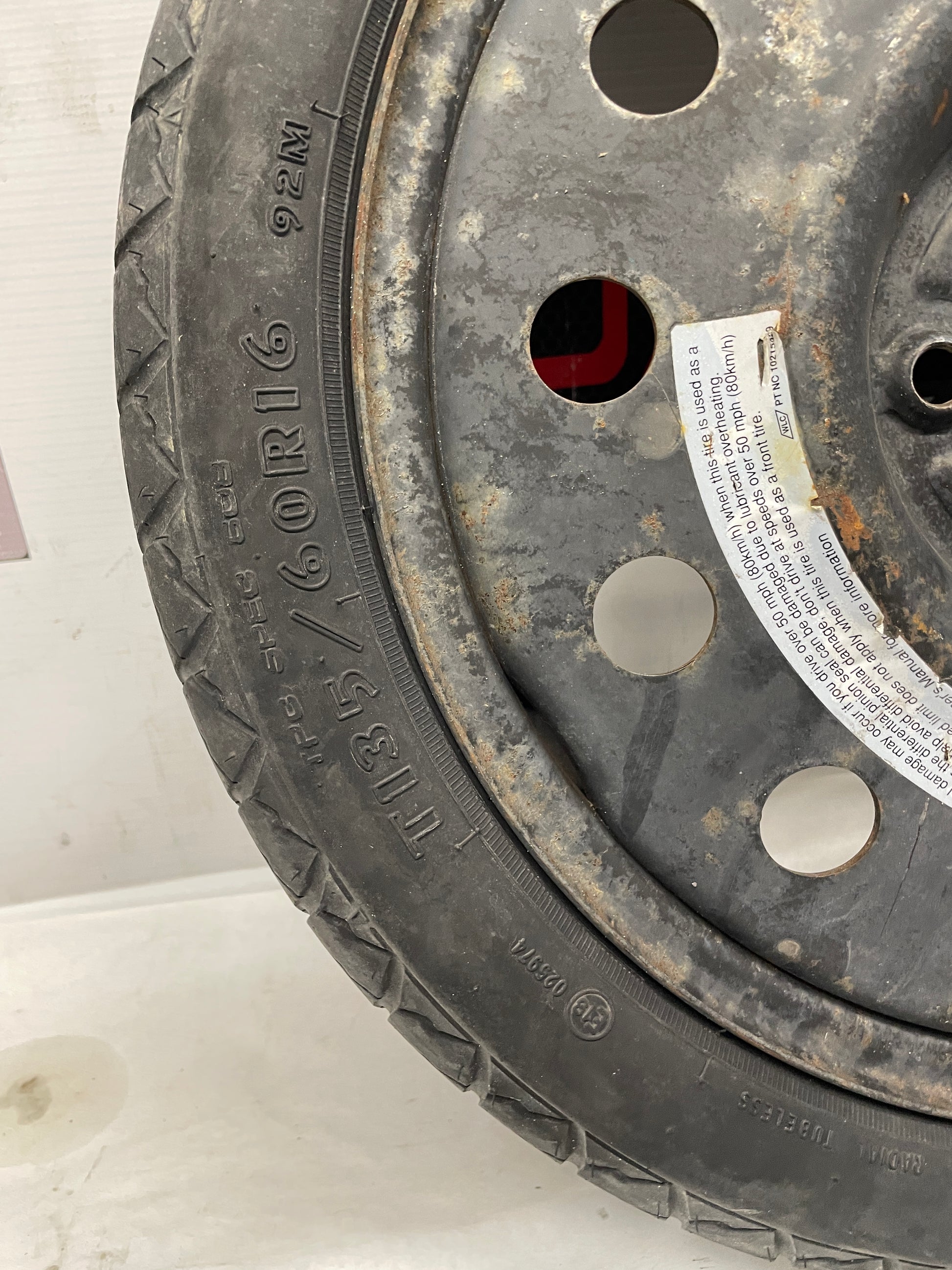 1998 Chevy Camaro Z28 Compact Spare Wheel & Tire OEM - Day's Parts Yard