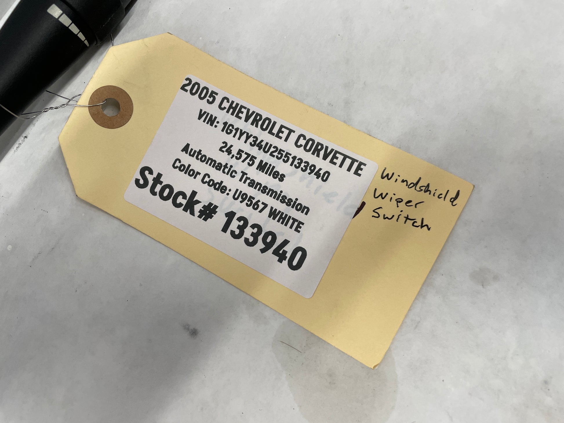 2005 Chevy C6 Corvette Windshield Wiper Washer Fluid Control Switch OEM - Day's Parts Yard