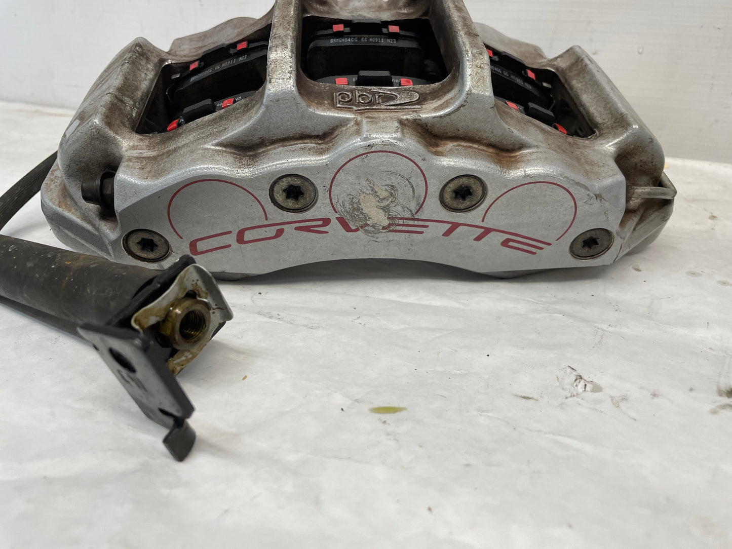 2011 Chevy C6 Corvette Grand Sport LH Driver Front PBR Brake Caliper OEM - Day's Parts Yard